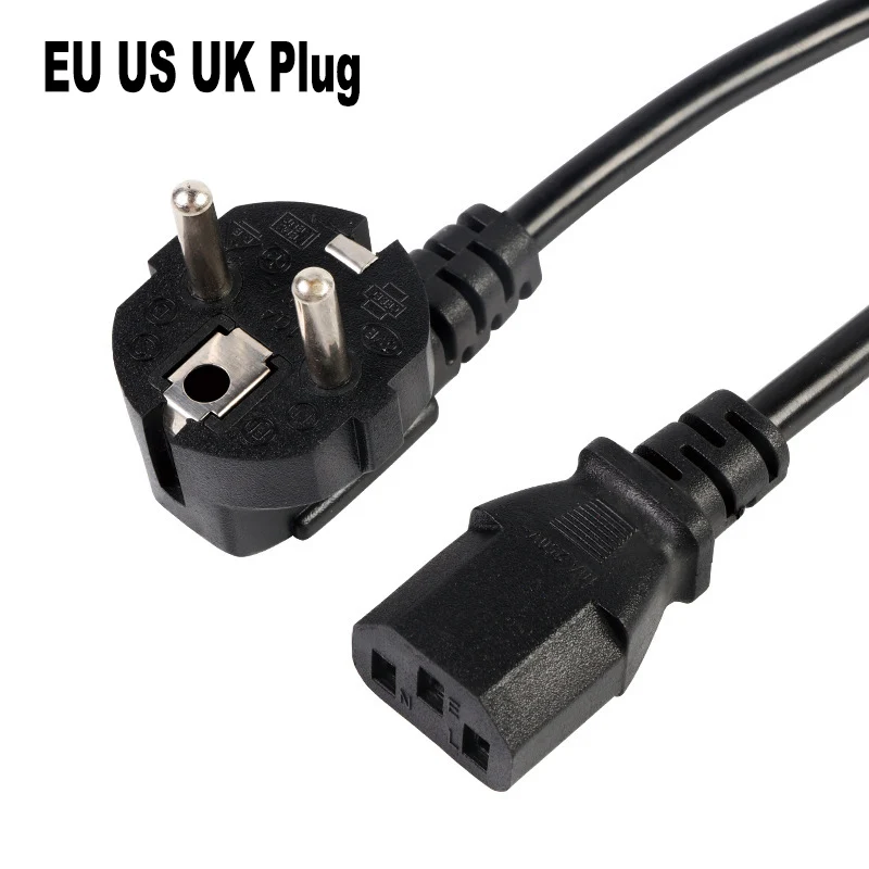 400W 110V 220V EU US UK Plug 1.5M Adapter Wire For Electric Lunch Box Kettle Rice Cooker Replace Cable Accessories