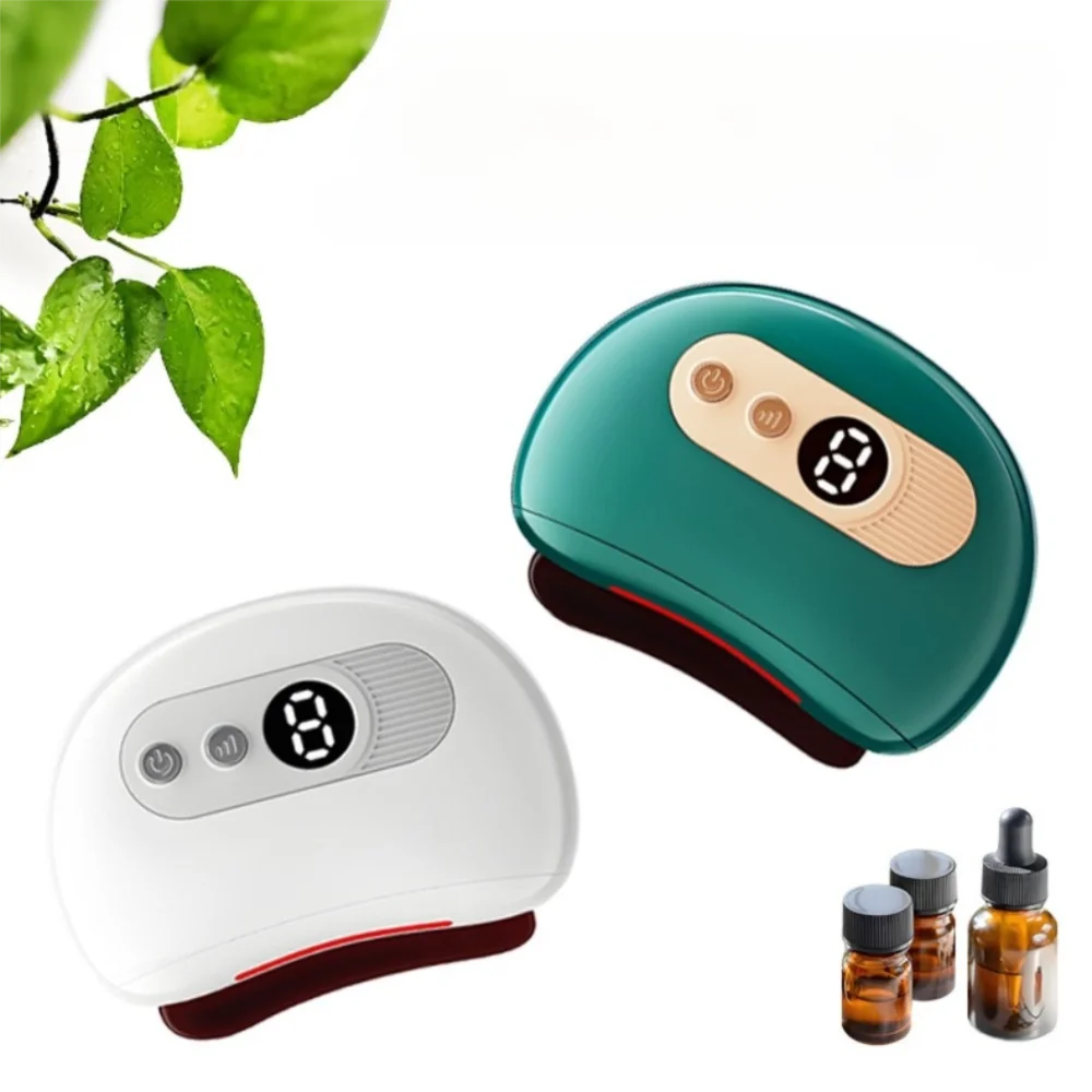 

Portable Mini Electric GuaSha Scraping Board Vibration Massage Hot Compress Body Face Relaxation GuaSha Massage