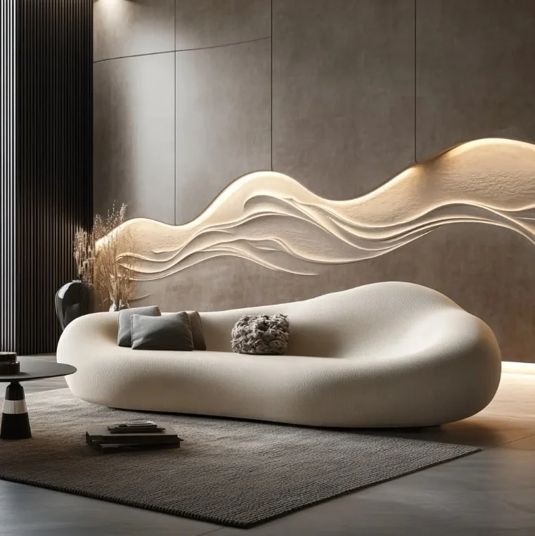 

yi-Modern Solid Wooden Frame Eco-Friendly Two Seat Convertible Upholstered Sofa Set Rectangular Design for Living Room Villa#