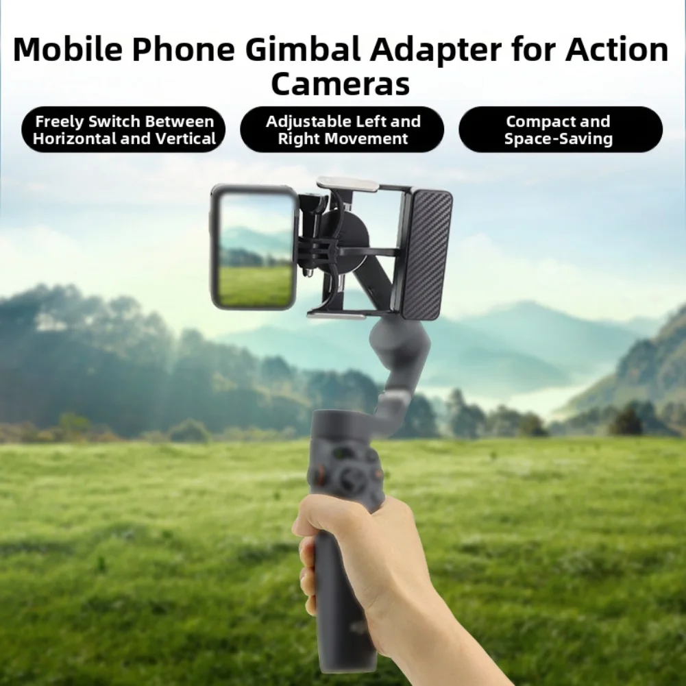 Gimbal Adapter For DJI OSMO-Mobile 7P/7/6 Handheld Gimbal Switch Mount Holder Sports Camera Stand Bracket Camera Accessories