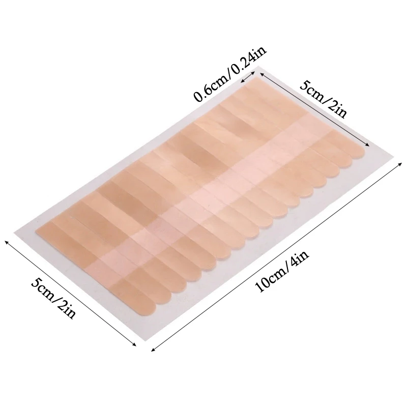 1/10 Blatt gepfropftes falsches Wimpern-Lifting-Augenlidband, Vlies-Augenbrauenschutzband, Wimpernverlängerung unter Patch, Make-up-Tools