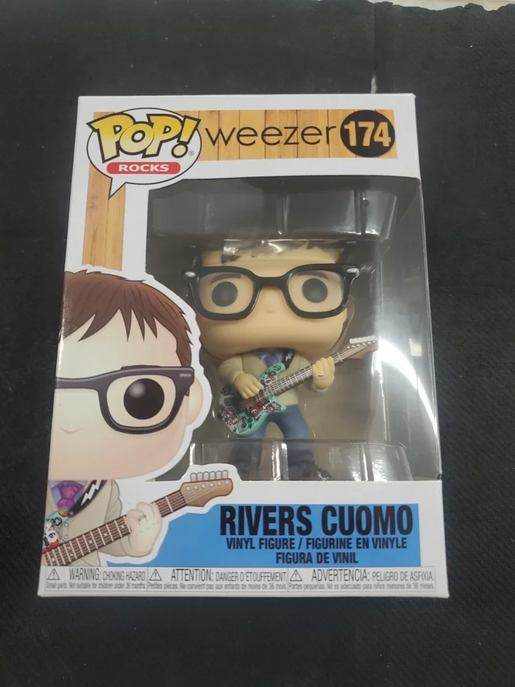 

Официальный оригинальный продукт Weezer Rivers Cuomo # Коллекционные фигурки Funko Pop: 150 экземпляров, лимитированная серия, игрушки-статуэтки, подарки