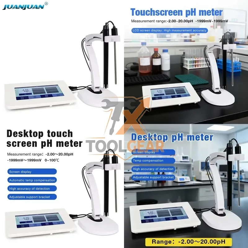 2026hotsale* New Product Digital Multi-Parameter Professional PH Meter Touch Screen Water Quality and pH Tester for