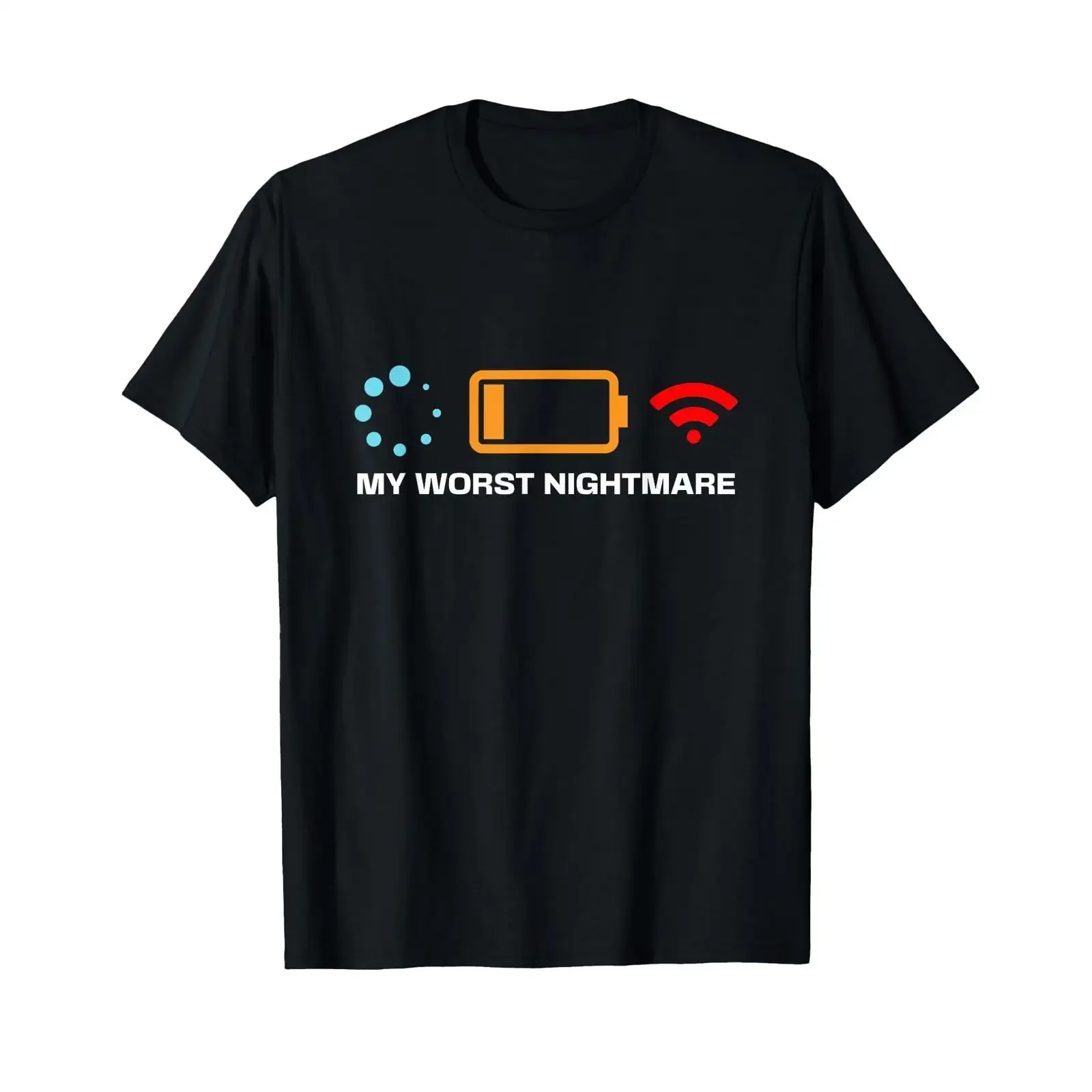 My Worst Nightmare Funny PC Gamers Gaming Nerds Men Boys T Shirt vintage Washed Casual streetwear Unisex graphic Slightly