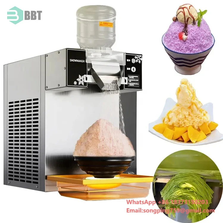 Tabletop Snow Ice Maker Machine Milk Snowflake Cream Fine Snow Ice Machine Electric Snowflake Ice Cream Machine