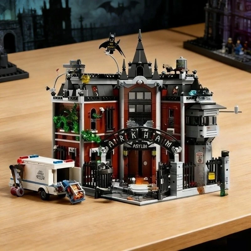 

2026 NEW 76300 Arkham Asylum Building Model, Suitable As A Birthday Gift, Collection Item or Decorative Piece for Adults.