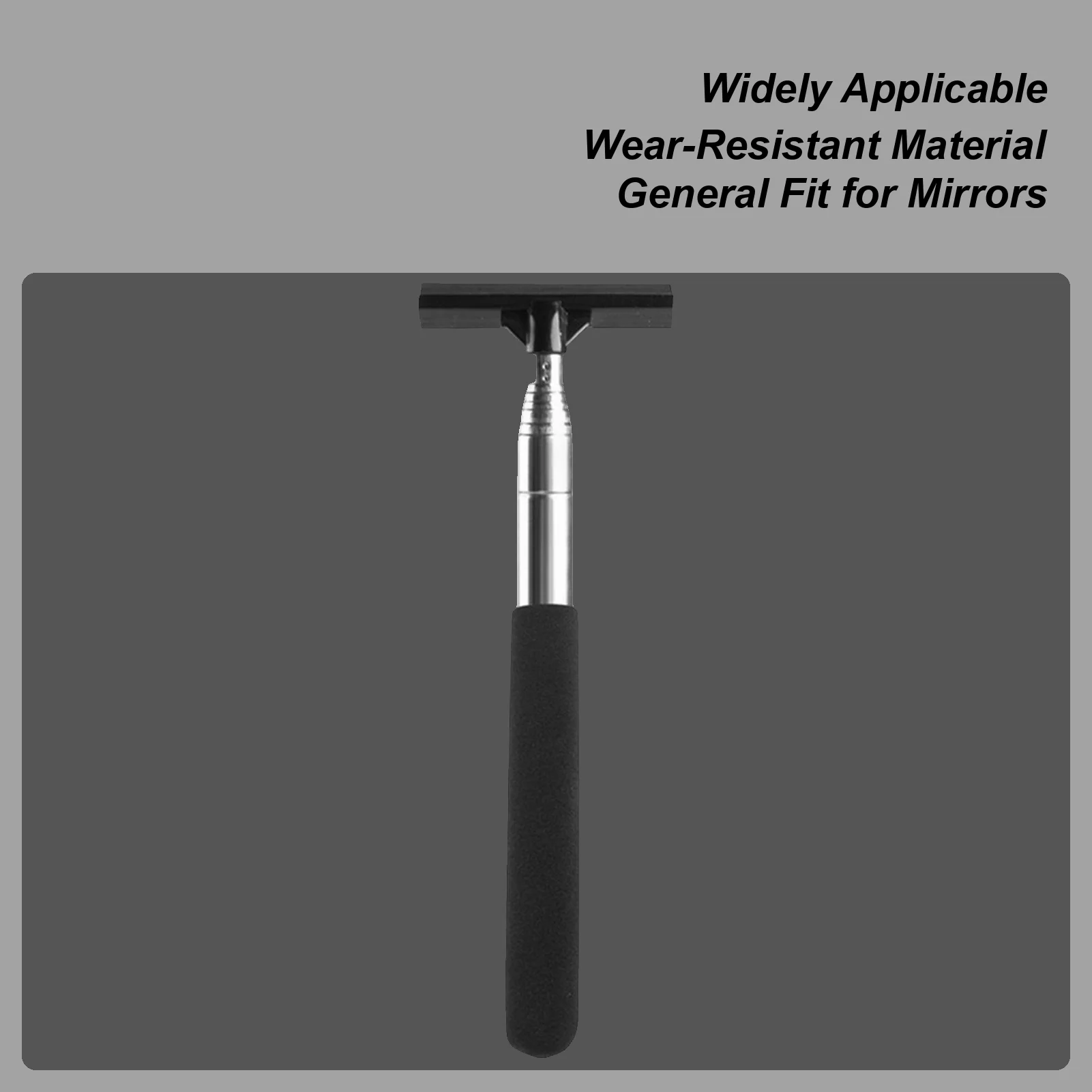 

Автомобильный скребок для зеркала, телескопический автомобильный стеклоочиститель, инструмент для чистки автомобиля с эргономичной ручкой для грузовика, седана, прицепа