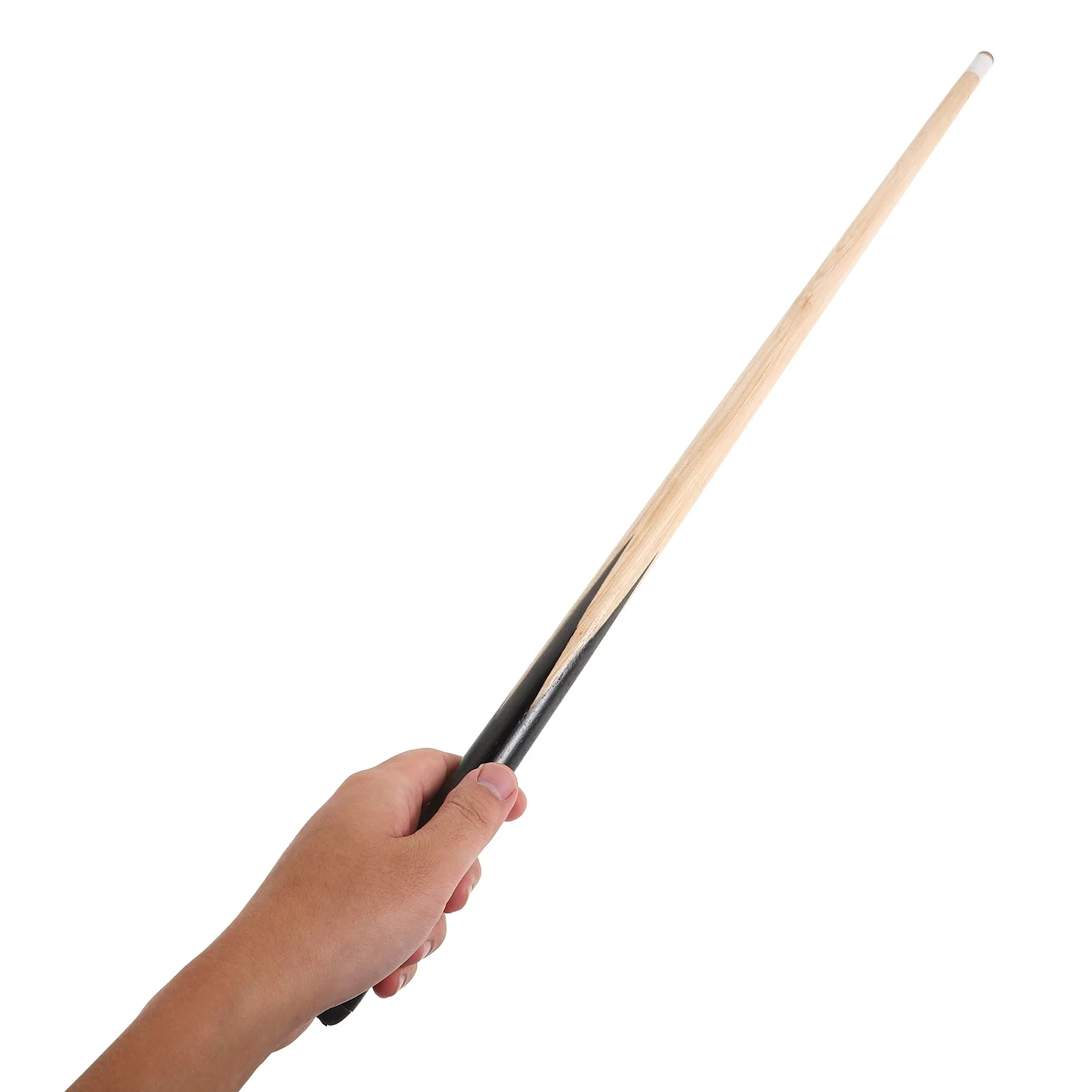 Tavolo da biliardo per bambini da 24,8 pollici Stecca in legno stile americano Bastone da biliardo corto Accessorio da biliardo di dimensioni compatte Asta da biliardo per bambini