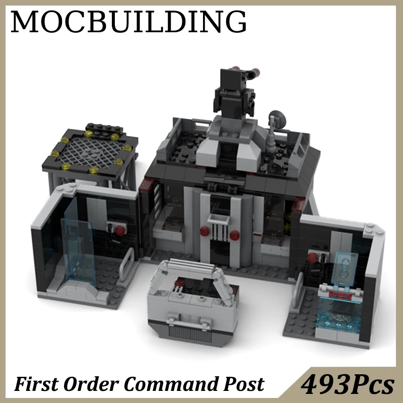 First Order Command Post Model Movie Diorama MOC Building Blocks Toys for Kids Birthday Gift Construction Toy