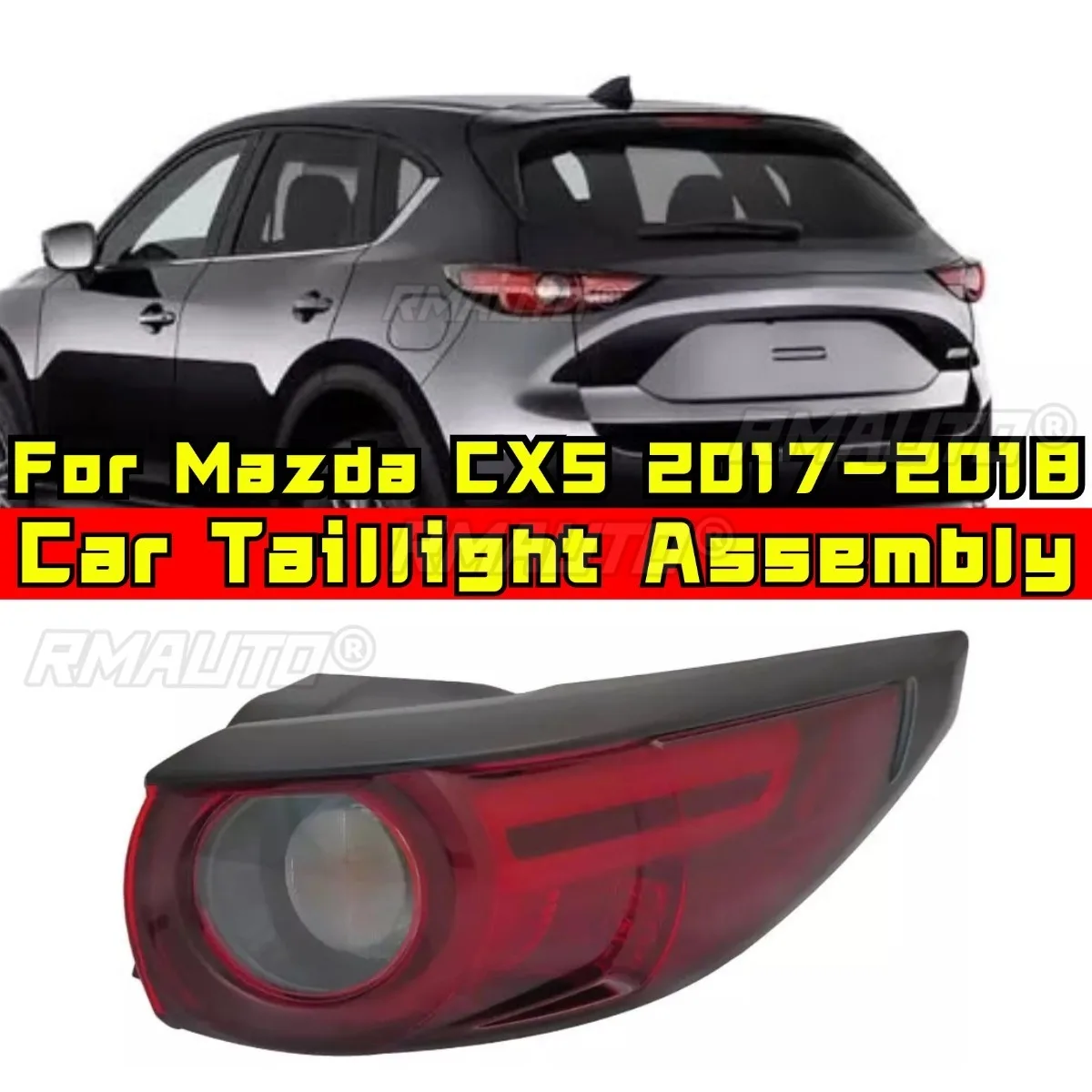LED Daytime Running Light Waterproof Fog Lamp For Mazda CX5 2017-2018 Car Taillight Assembly Body Kit KB8B51150E MA2805126