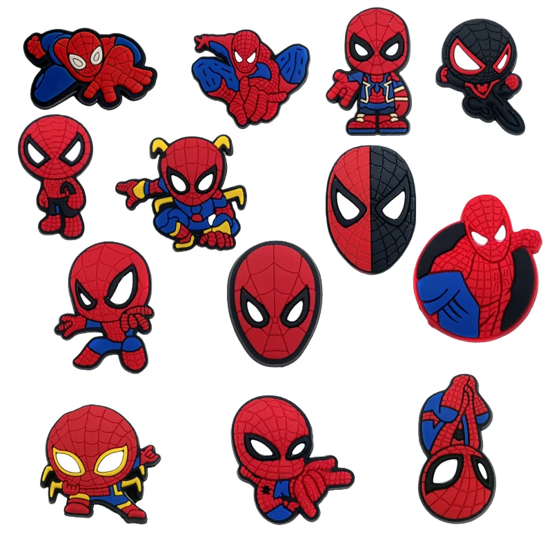 Mesuca 13-100Pcs Popular Cartoon Pvc Sandals Shoes Decoration Shoe Accessories For Clogs Pins DIY Backpack Holiday Present