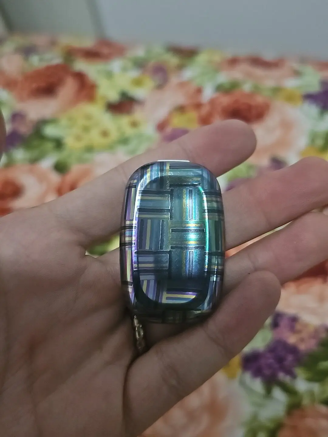 Used EDC Liu Chu A Friend Zirconium Horse Woven Pattern Push Brand EDC Decompression Toy