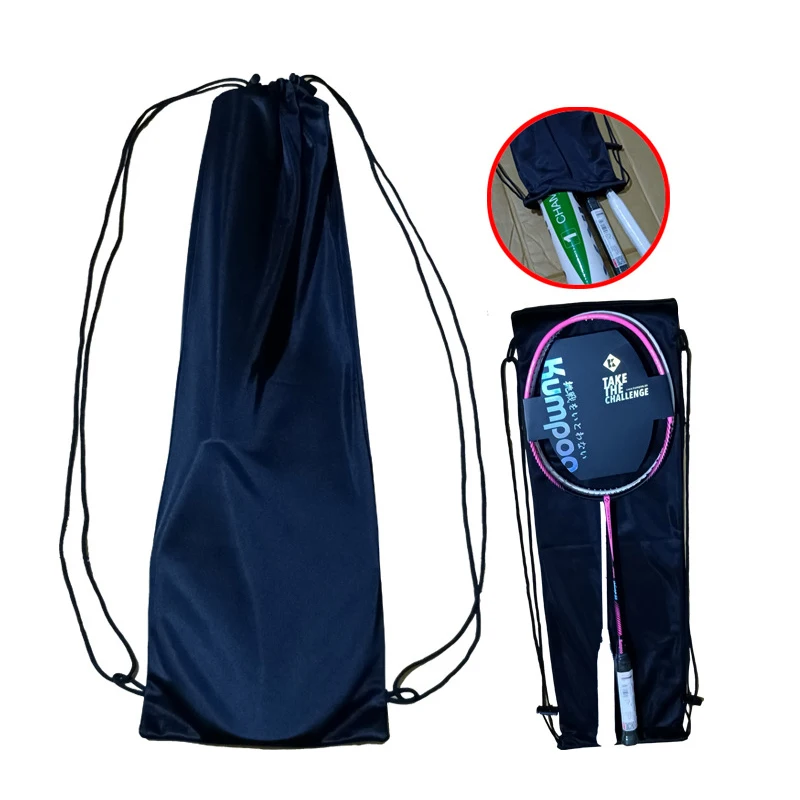 Plush Cloth Badminton Racket Ball Bag Single Shoulder Diagonal Waterproof Squash Storage Backpack Sport Training Cover Youth