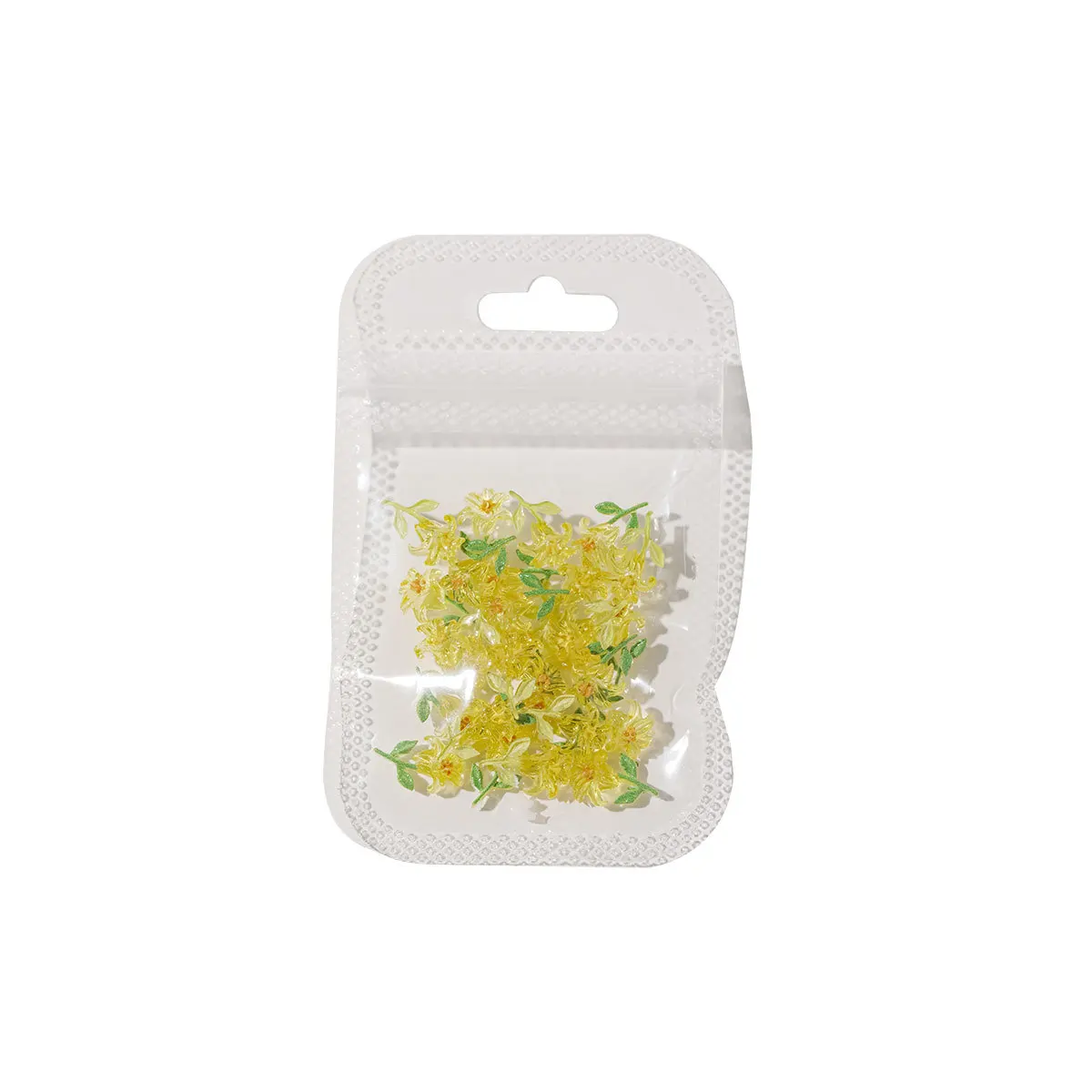 20PCS Mixed Flower Nail Charms 3D Kawaii Nail Art Rhinestone Resin Nails Jewelry Decorations DIY Manicure Accessories