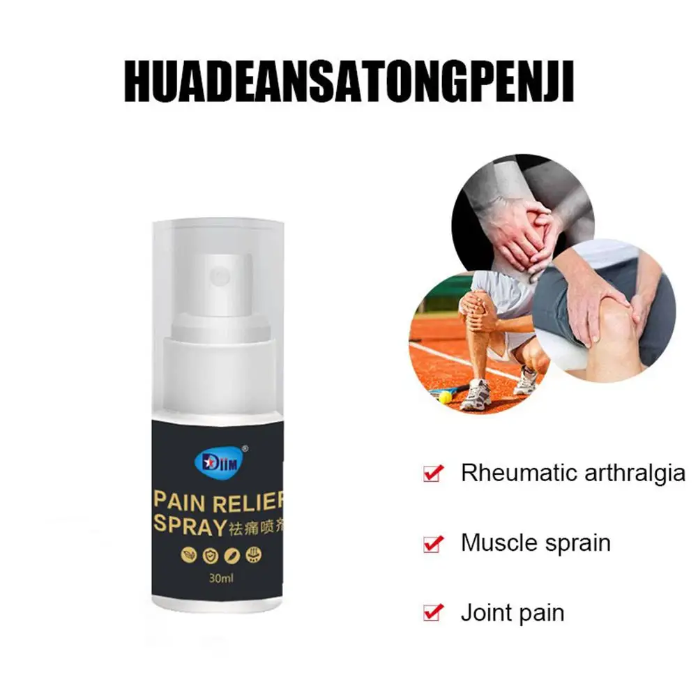 Advanced Pain Relief Spray for Falling Spraining Lumbar Shoulder Neck Waist Leg Knee Muscle and Joint Pain, 30ml