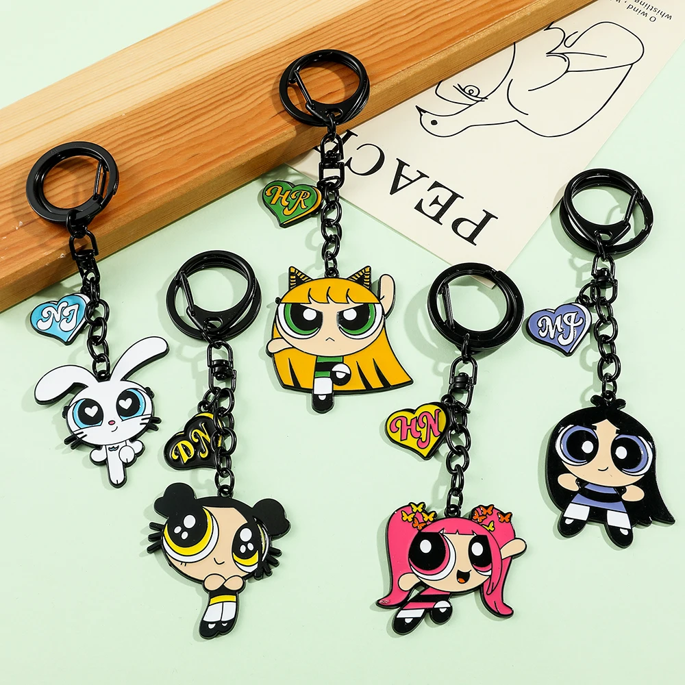 Anime Cute Girl Keychain Bag Charms Pendants Souvenir Creative Party Gift Toy Collection Christmas Fun New view 5