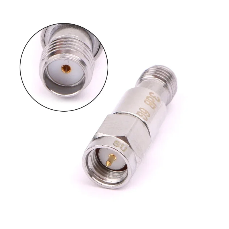 2W SMA DC-6GHz Coaxial Fixed Attenuators Frequency 6GHz SMA Fixed Connectors 50PB