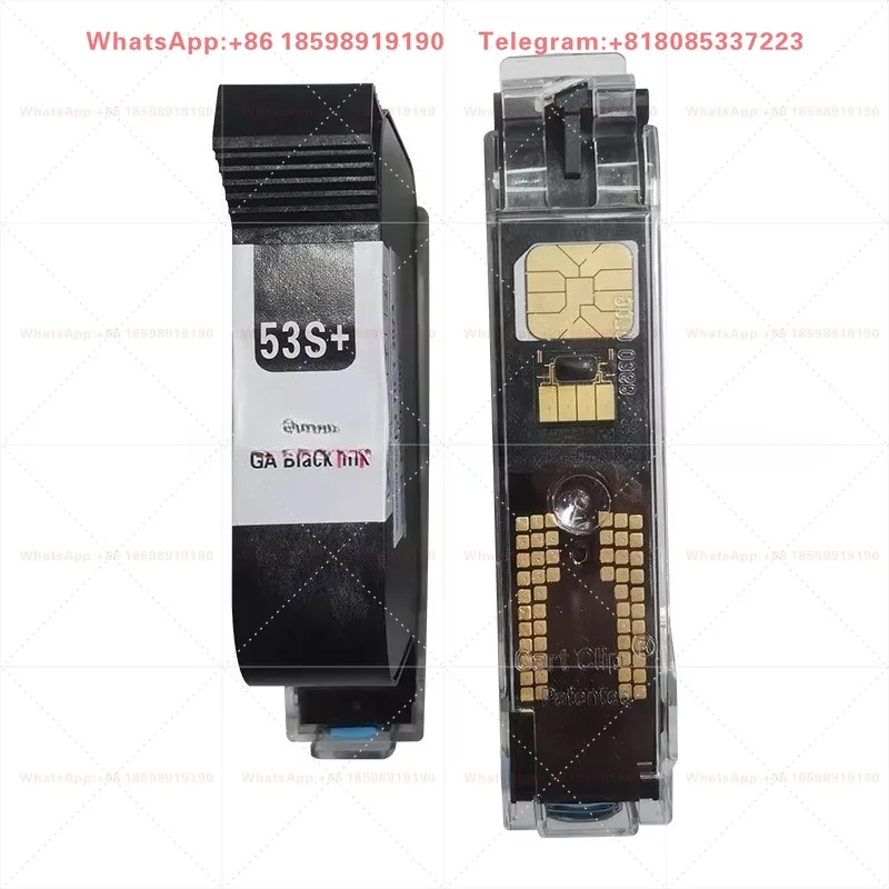 Original 53S 53S+ Black Yellow White Ink Cartridge for Sojet Online Batch Inkjet Printer