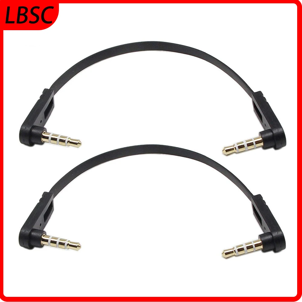 3.5mm Stereo Plug/Male to Right Angle 4-pole 1/8\