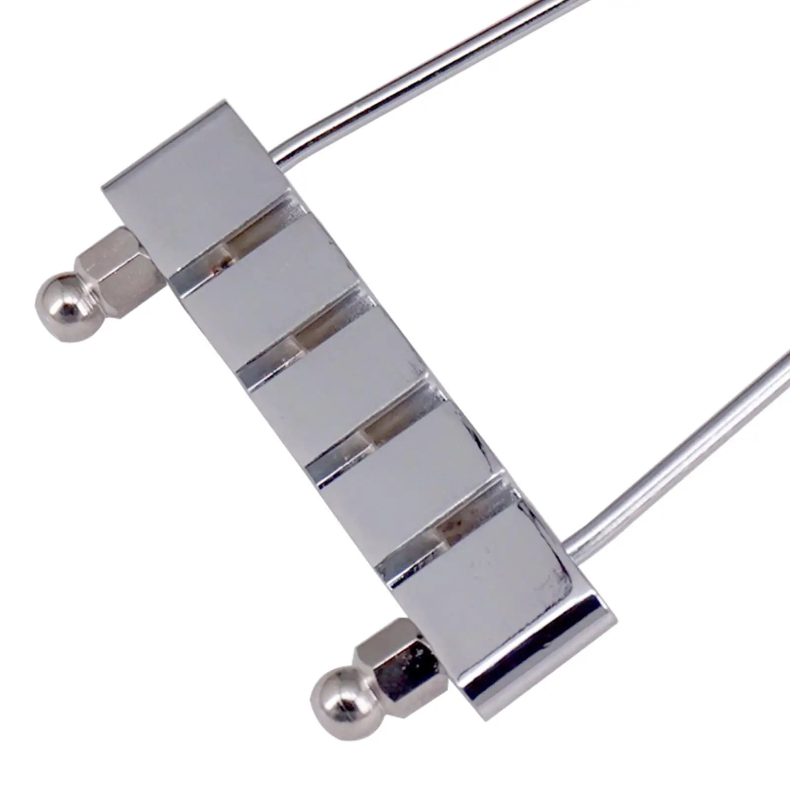 Bass Guitar 4 String Metal Tailpiece Bridge Durable Replacement Smooth Surface for Beautiful Specification Repair