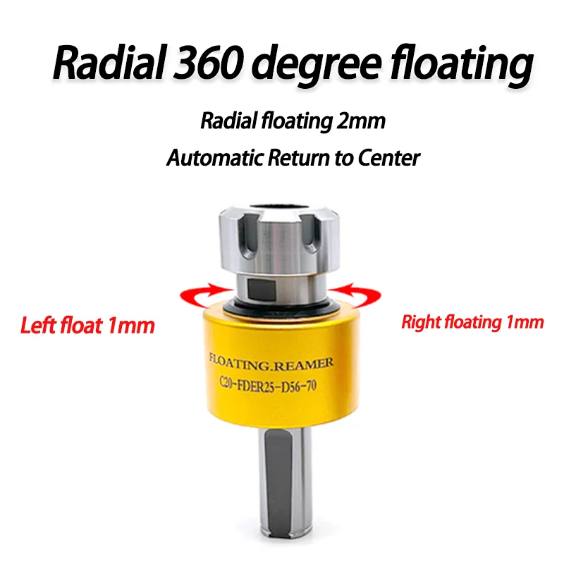 360° Radial Floating Reamer Toolholder MT2 MT3 MT4 C10 C12 C16 C20 C22 C25 C32 BT30 BT40 FDER11 ER16 ER20 ER25 ER32 Chuck Collet