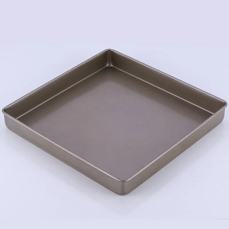 11 Inch Non-Stick Square Cake Baking Pan Carbon Steel Tray Pie Pizza Bread Cake MoldBaking Sheet Pan Bakeware Tools