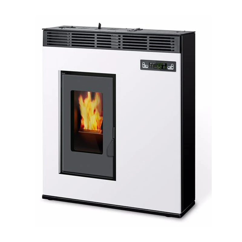 Estufas A Pellet Room Heater Wifi Control Portable Automatic Feeding Portable Wood Pellet Stove