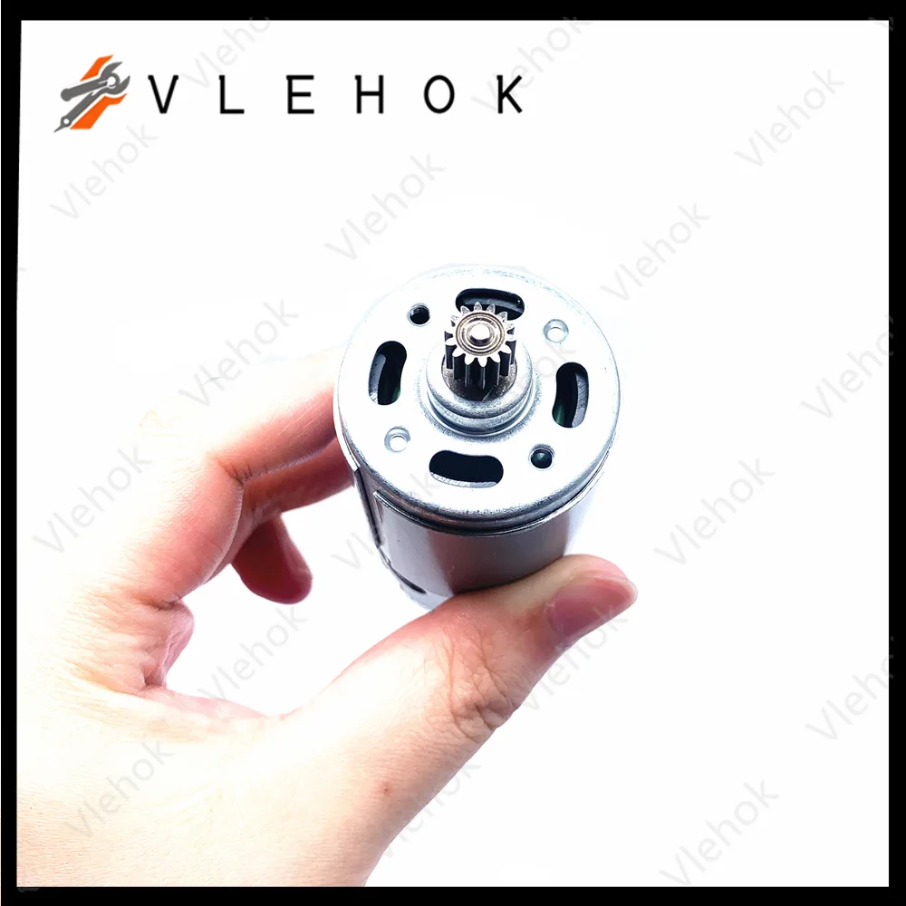 21V RS550 Motor Brushed Motor 14 Teeth Suitable for 4/6 Inch Cordless Mini Logging Saw Chainsaw Power Tool Accessories