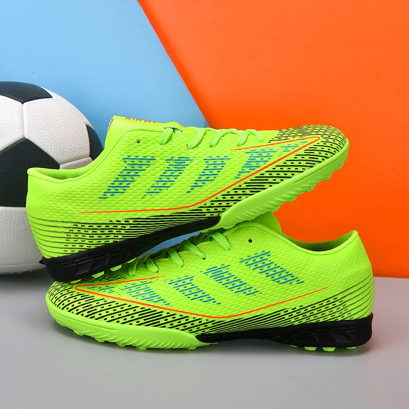 

New Men's Soccer Shoes Non-Slip FG Top Quality Sneakers Cleats Training Football Boots Wholesale Drop Shipping Unisex Adult