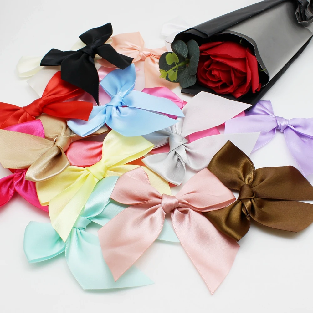 30 יחידות / הרבה קשתות גדולות בצורת קשת לקישוט קשתות מתנה למלאכות פרחים חתונה קשת יומולדת DIY קישוט למסיבה