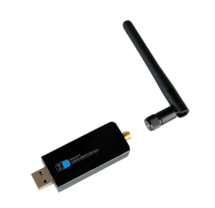 KuWFi 600Mbps USB WiFi Adapter 2.4/5Ghz 5dBi Wifi Antenna Wireless External Receiver WiFi Dongle for PC/Laptop/Desktop