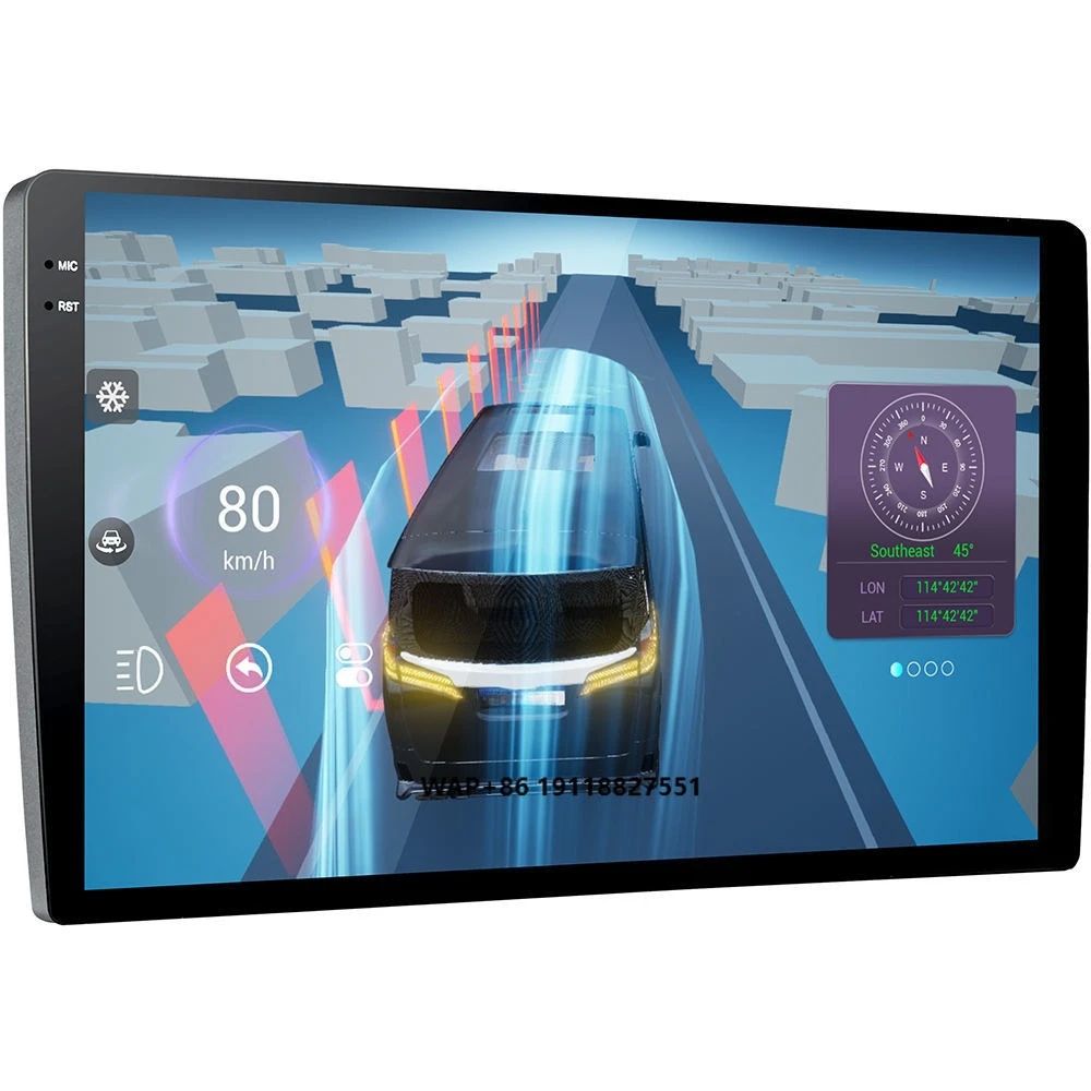 

Android 13 Inch MP5 Player 2.5D-IPS Capacitive Touch Screen Multimedia Video Player Navigation GPS Car DVD Player