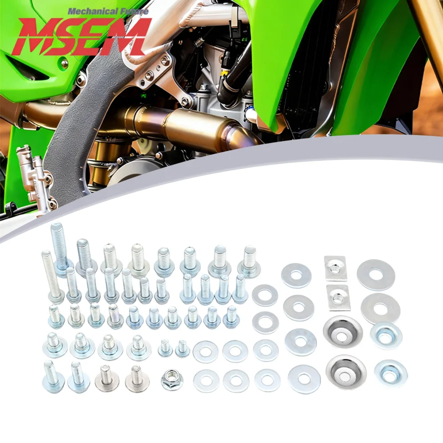 For Kawasaki KX250F KX450F 2004-2024 KX250 KX450 2019-2024 KLX KXF Parts Motorcycles Fairing Fender Screw Bolt Kit Fastener Set