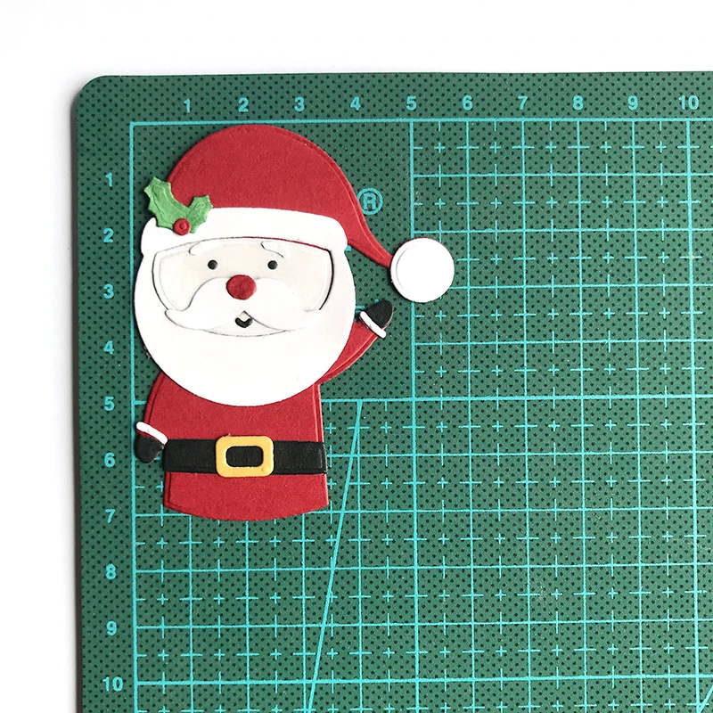 Christmas Gift Box Flower Santa Sleigh Metal Cutting Dies for Scrapbooking Photo Album Decoration DIY Cards Making Craft Die Cut