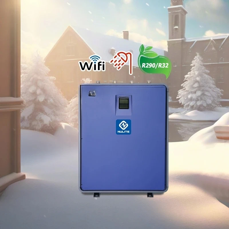R32 R290 9kw 10kw Photovoltaic Inverter Heat Pump  Geothermal Ground Source Heating System