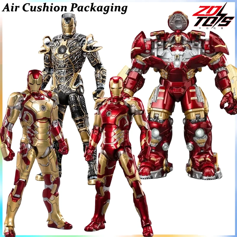 

Оригинальные фигурки ZDTOYS INFINITE из 10-й юбилейной серии: Железный человек MK41, MK42, MK43, MK44, Халкбастер. Научно-фантастические модели-игрушки.