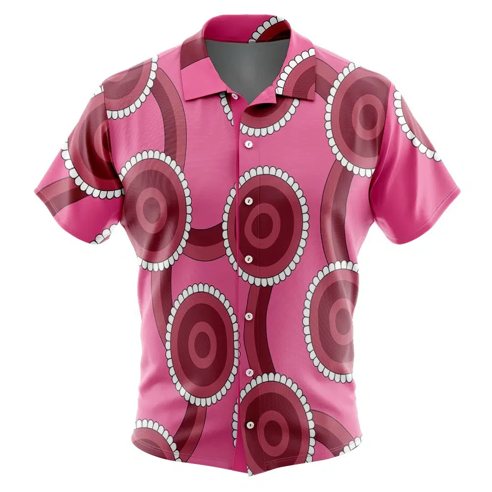 ليلو فستان نمط ليلو وستيتش زر UpHawaiian ShirtFashion الاتجاه تنفس فضفاض تنوعا عارضة الرياضة الصيف الرجال #5