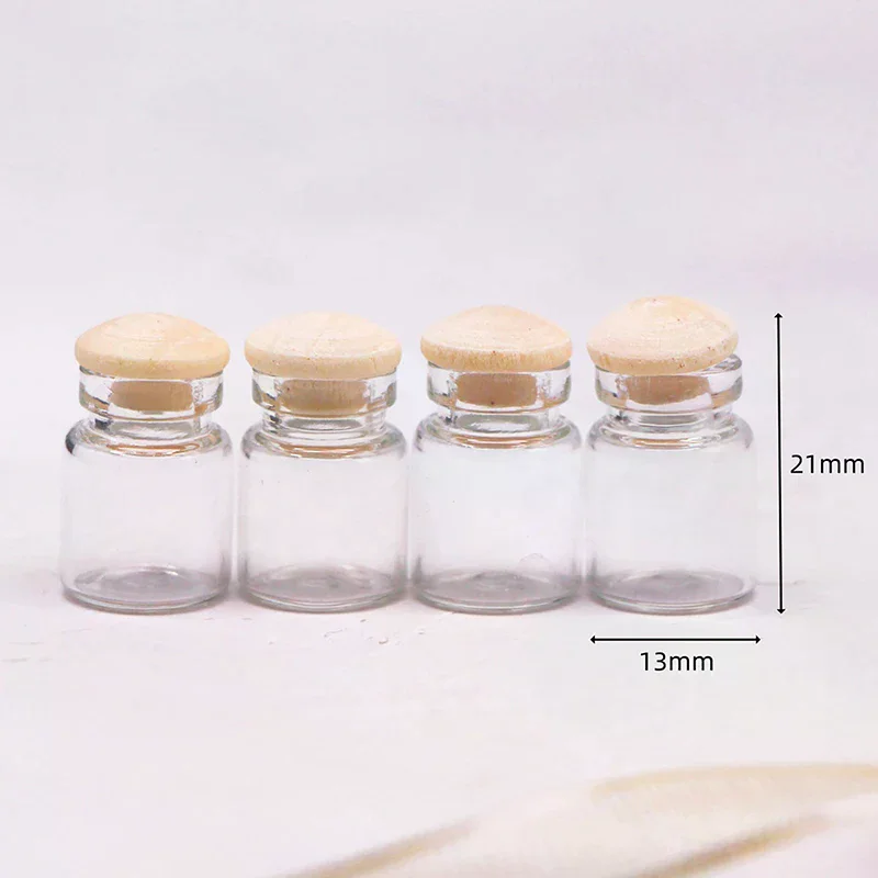 4 stks/set Poppenhuis Mini Snoeppot Keuken Voedsel Speelscène Transparante Opslagpot