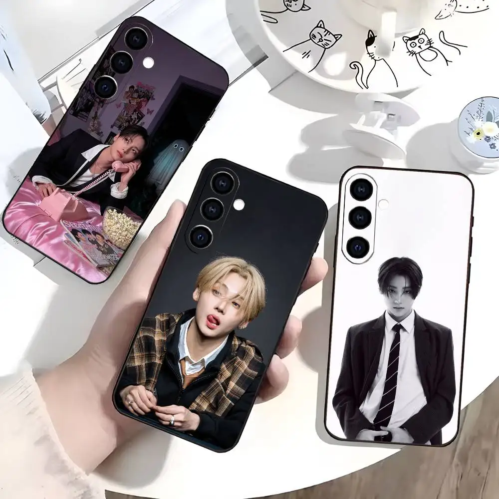 L-Lee S-Sang W-Won Boys II Planet Phone Case For Samsung Galaxy A73,A72,A71,A70,A53,A52,A51,Soft Silicone Black Cover