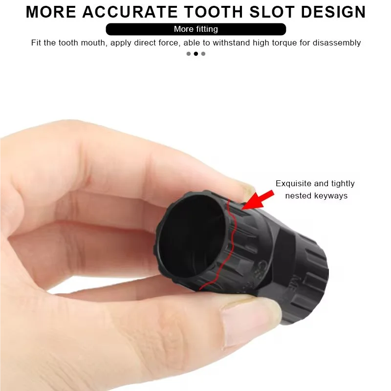 Fahrrad Kassette Verschlussring Removal Tool Fahrrad Reparatur Werkzeuge Für Shimano SRAM SunRace Schwungrad Freilauf Kettenrad Entferner – Detail 8