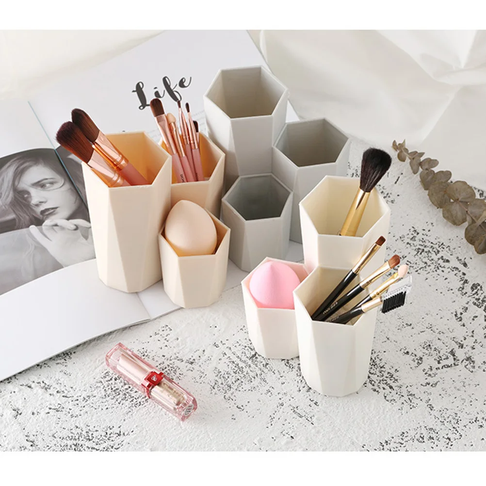 

Makeup Brush Storage Container Organization Holder Really Sundries Organizer Canister Simple