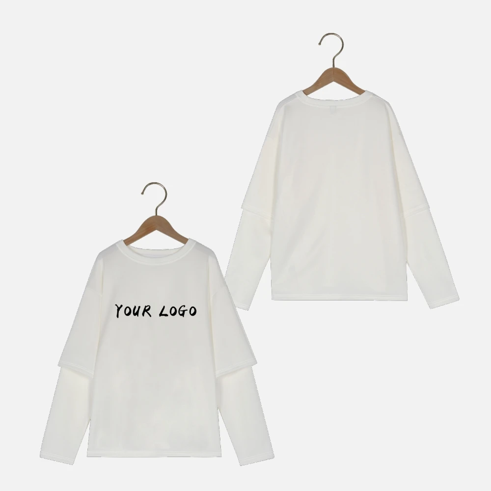 

Customized long sleeved pullover printed sweatshirt long sleeved customization