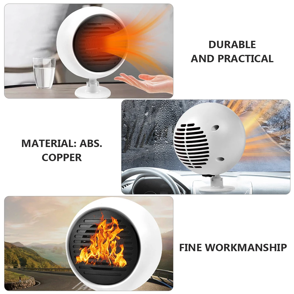 

Car Heater Portable Mini Auto Heater For Windshield Defroster Fast Frost Removal Adjustable Vehicle Defogger Energy-Saving Safe