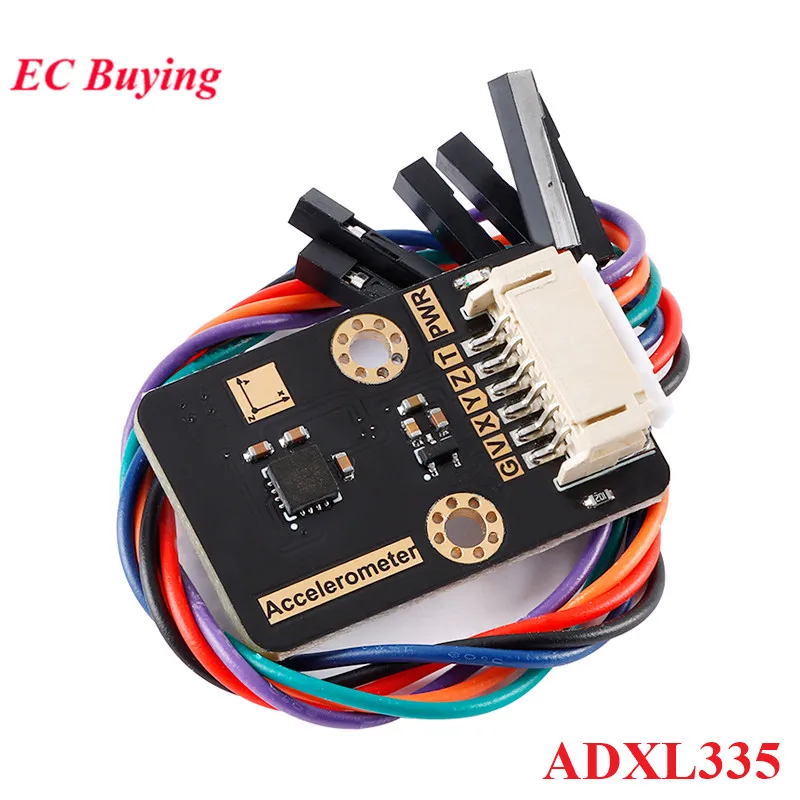 ADXL335 3-Axis 3g Analog Output Accelerometer Module Angular Transducer Three-axis Vibration Attitude Sensor Module 3.3V-5V 6pin