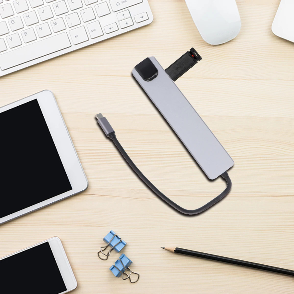 

Адаптер-концентратор 8 в 1, док-станция USB 3.0 Pd, совместимая с 4K, док-станция расширения для ноутбука