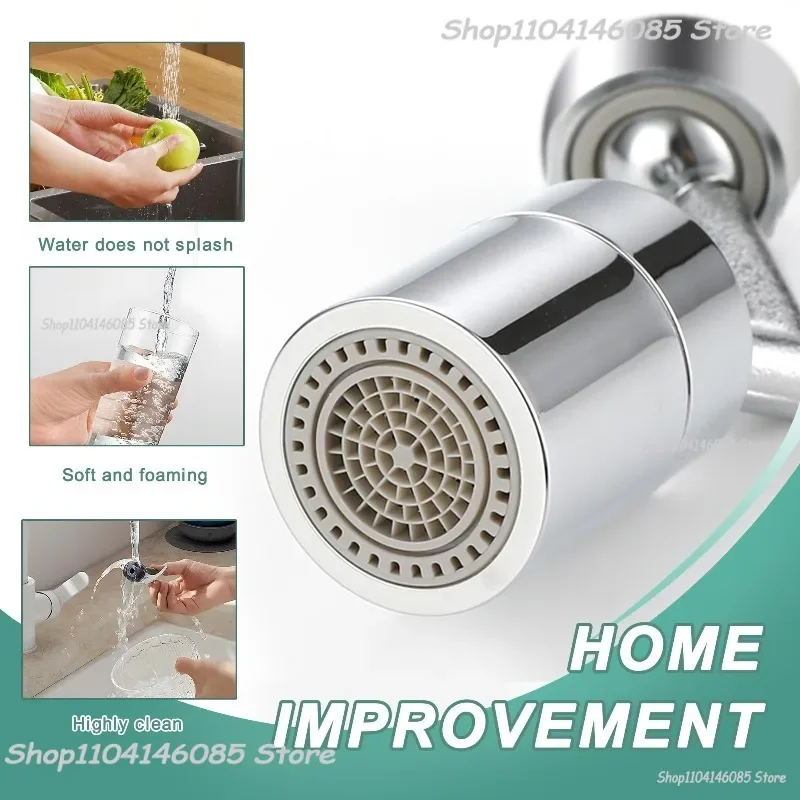 720 Degree Universal Faucet Washbasin Faucet Extension Adapter Aerator Splash Proof Rotating Water Saving ABS Plastic Faucet