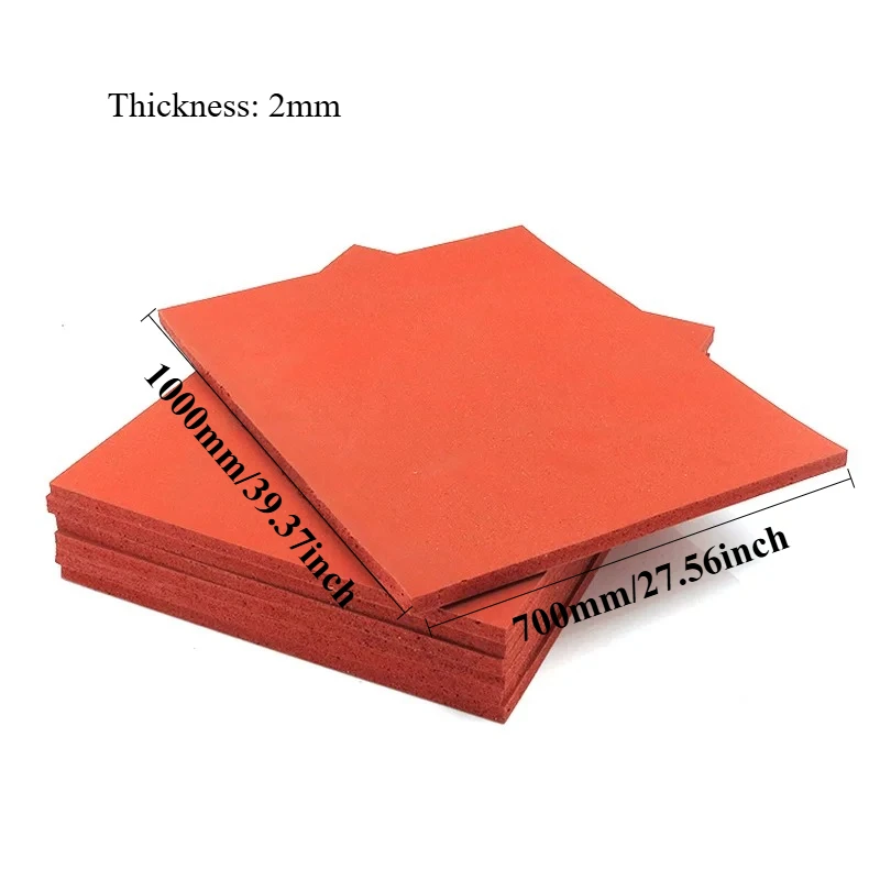 1pcs 700x1000x2mm Pressing mat Laminating machine silicone pad sponge foam board high temperature resistant pad