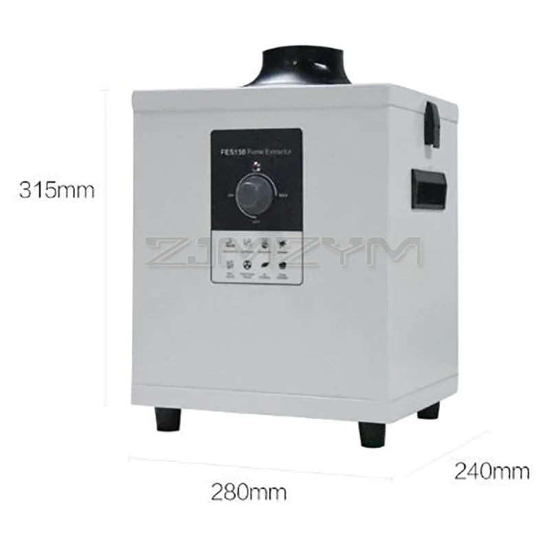 Fume Extractor FES150 Soldering Smoke Absorber Purifier HEPA Nail Salon,DTF Shaker,Laser Engraving 110V/220V