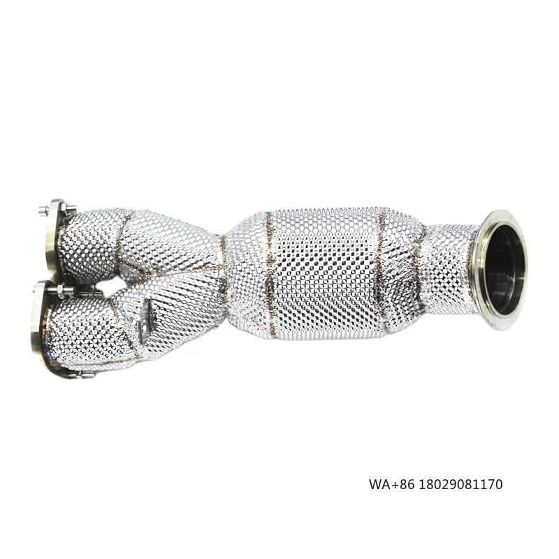 

OEM Catted Exhaust Downpipe for 335 335i E90/E92/E93 3.0T N55 2009-2013 Stainless Steel Downpipes with Catalyst Auto Parts