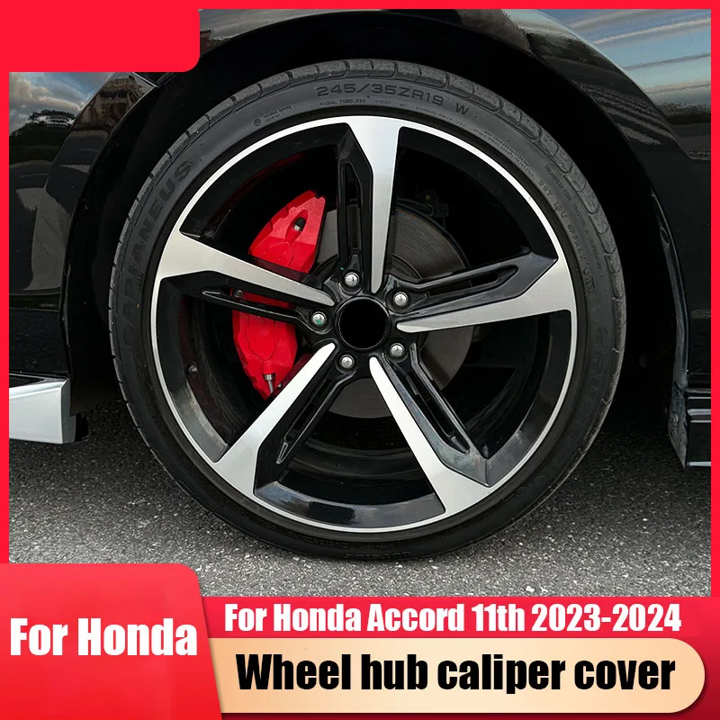 

Для Honda Accord 11th 2023 2024, материал из алюминиевого сплава, крышка суппорта ступицы колеса, снятие размера ступицы колеса